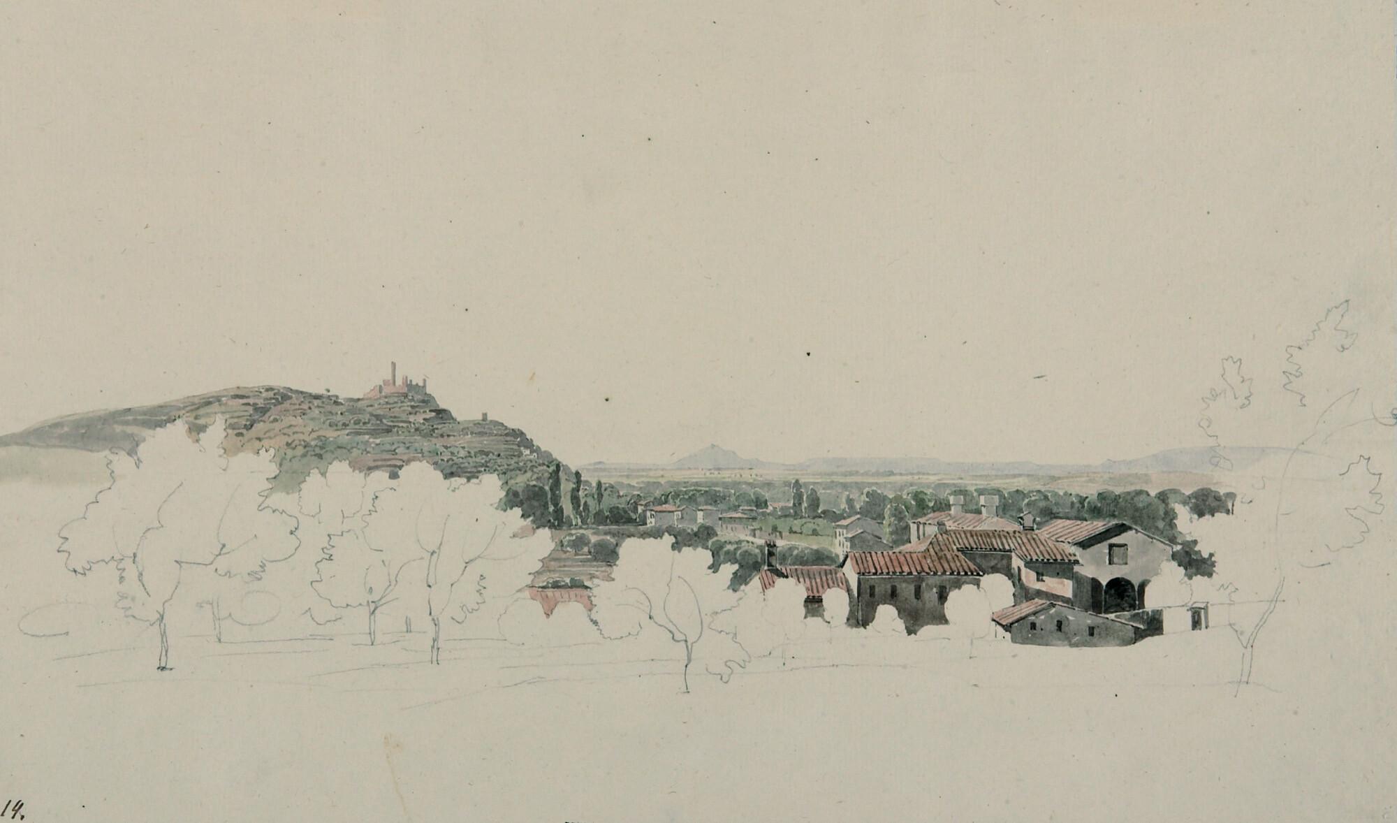 Thomas Ender - Castellano zwischen Florenz und Perugia.