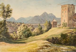 Thomas Ender - Mönchsberg bei Salzburg.