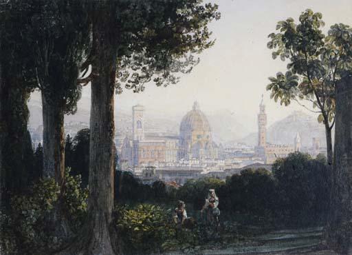 Thomas Ender - Panoramic View of Florence