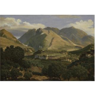 Thomas Ender - The Monastery Of St Benedict In Subiaco