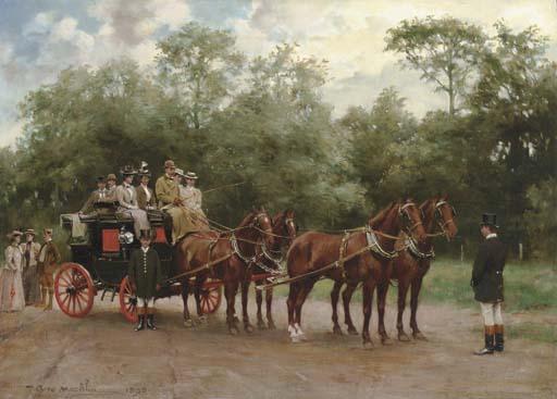 Thomas Eyre Macklin - An Afternoon Ride