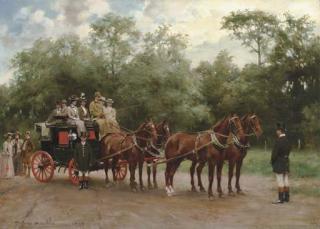 Thomas Eyre Macklin - An Afternoon Ride