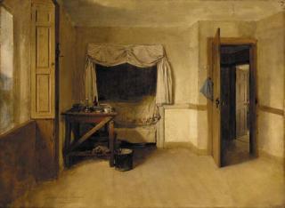 Thomas Faed, R.A., H.R.S.A. - The cottage bedroom