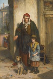 Thomas Faed, R.A - A Poor Beggar Bodie