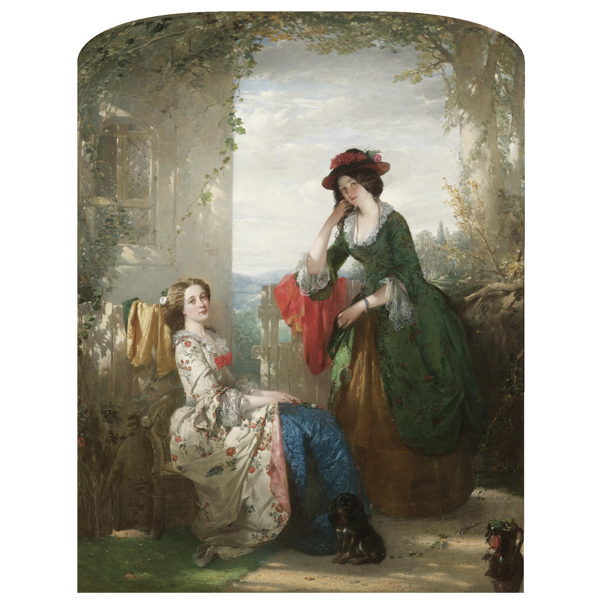Thomas Faed, R.A - Sophia And Olivia, From The Vicar Of Wakefield
