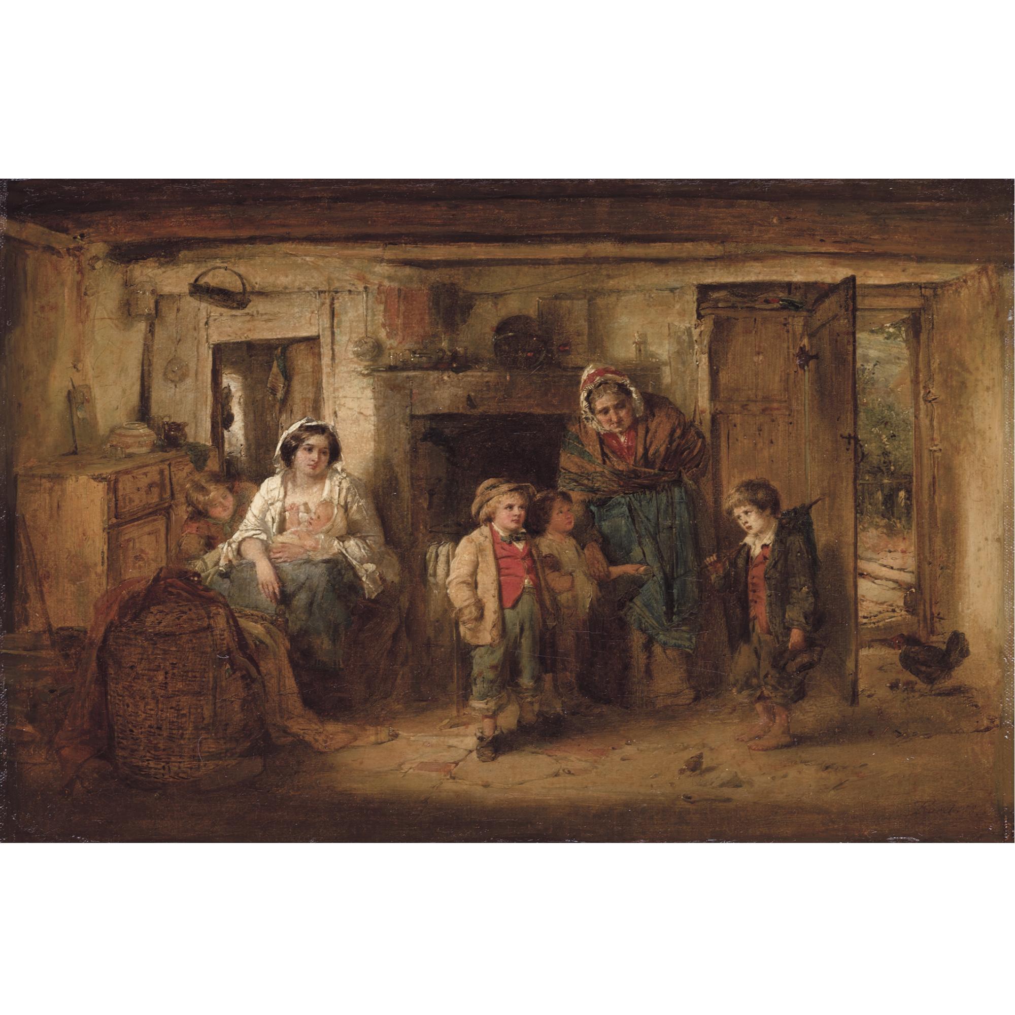 Thomas Faed, R.A - The Mitherless Bairn