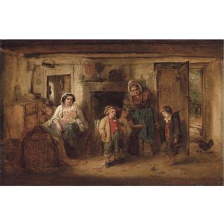 Thomas Faed, R.A - The Mitherless Bairn