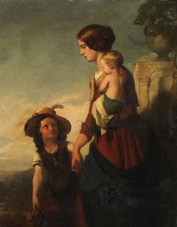 Thomas Faed RA HRSA - The morning walk