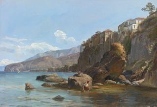 Thomas Fearnley - Fishermen At Sorrento