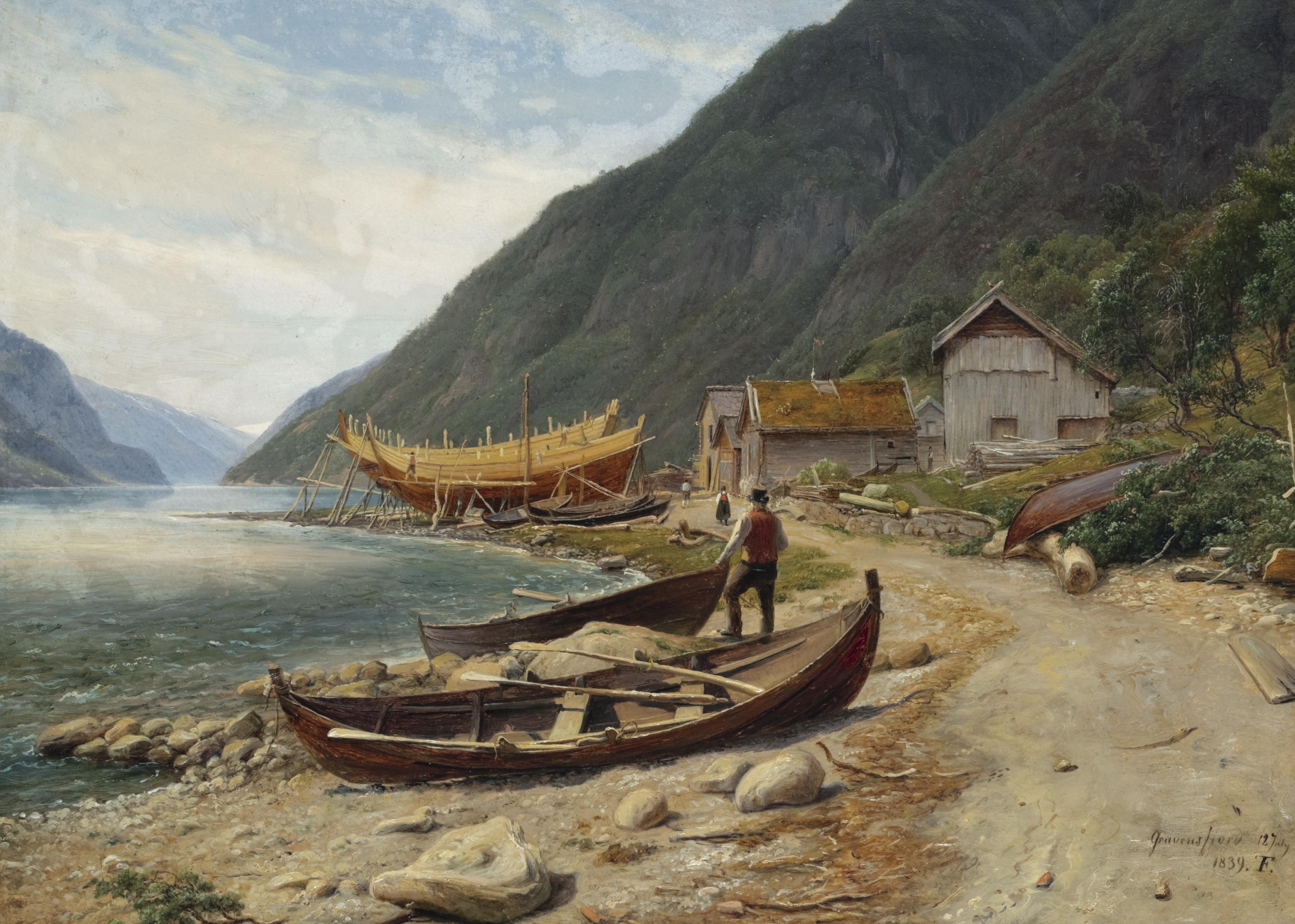 Thomas Fearnley - Norwegian gravensfjord