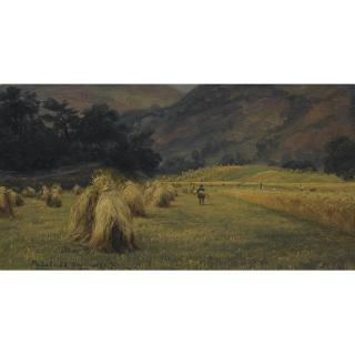Thomas Fearnley - Norwegian Høystakker, Rydal, Cumbria (Haystacks, Rydal, Cumbria)