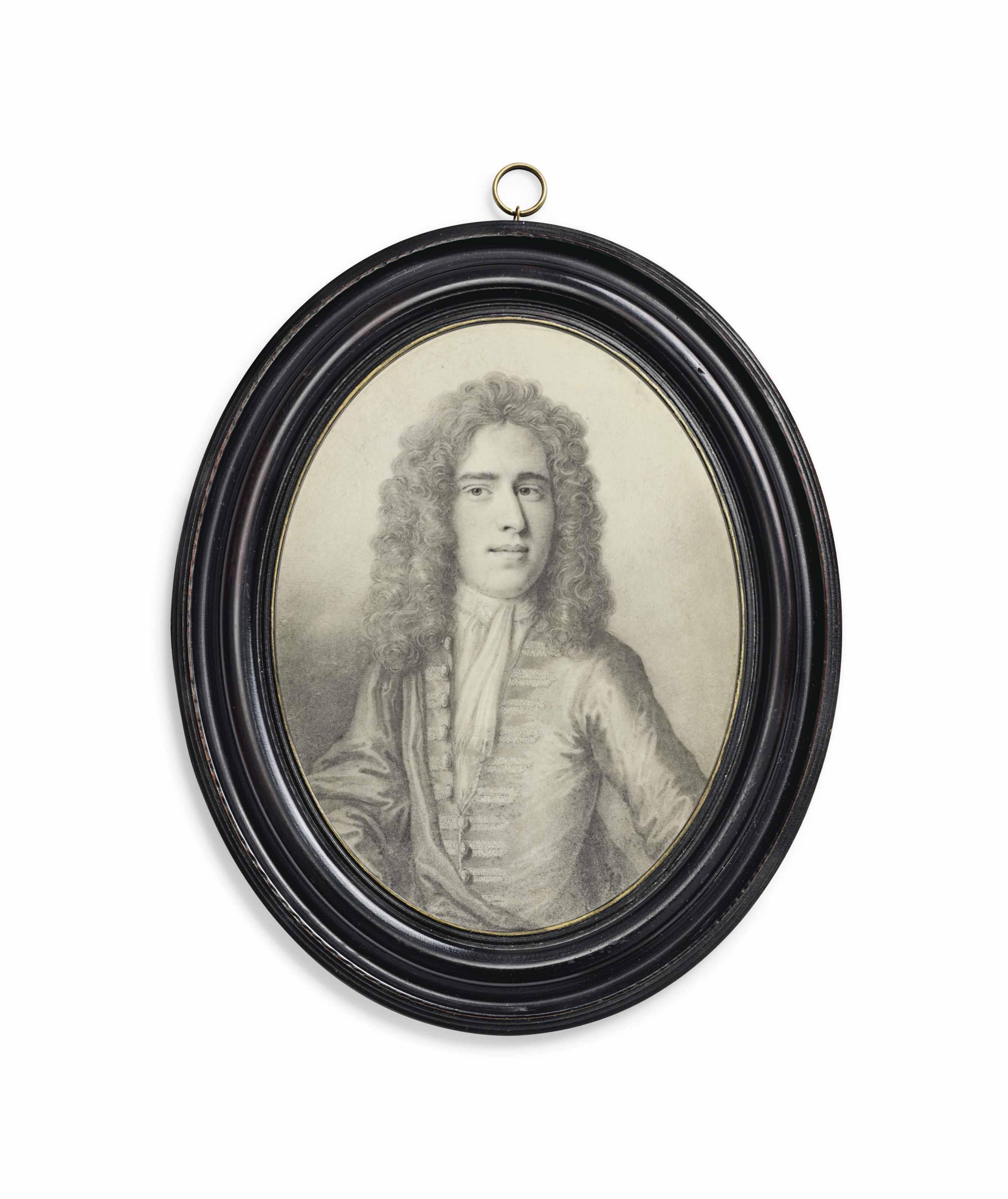 Thomas Forster - Sir Andrew Fountaine (1676-1753), In Embroidered Jacket And Jabot, Full Bottomed Curling Wig