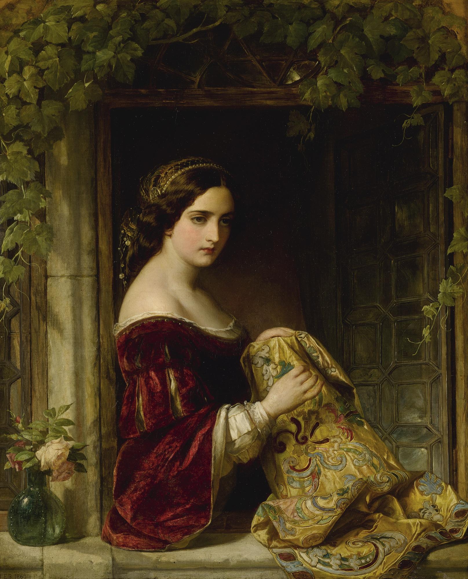 Thomas Francis Dicksee R.A. - British Waiting