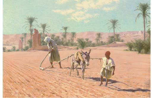 Thomas Frederick Mason Sheard - Ploughing the land