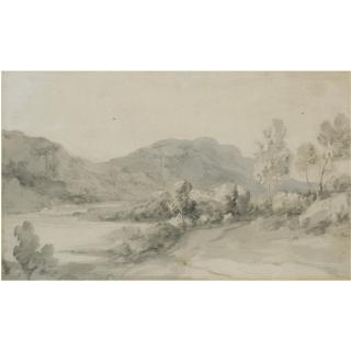 Thomas Gainsborough, R.A. - A View In The Lake District