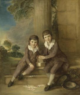 Thomas Gainsborough, R.A. - Double portrait of Master John Truman Villebois (c. 1773-1837) and his brother Henry Villebois (1777-1847)