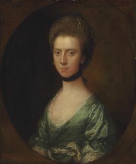 Thomas Gainsborough, R.A. - Portrait Of Mrs. Isaac Elton, Bust-Length