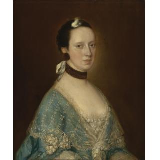 Thomas Gainsborough R.A. - Portrait Of Mrs. John Gisborne (Née Anne Bateman)
