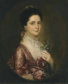 Thomas Gainsborough, R.A. - Portrait Of Mrs. Richards