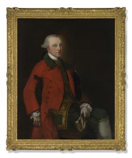 Thomas Gainsborough, R.A. - Portrait Of Robert Sutton (1710-1776), Of Scotton, Nottinghamshire, Three-Quarter-Length, In A Red Coat