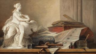 Thomas Germain Joseph Duvivier - An allegory of sculpture and architecture