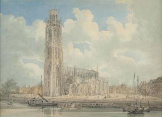 Thomas Girtin - Boston Church from the South West