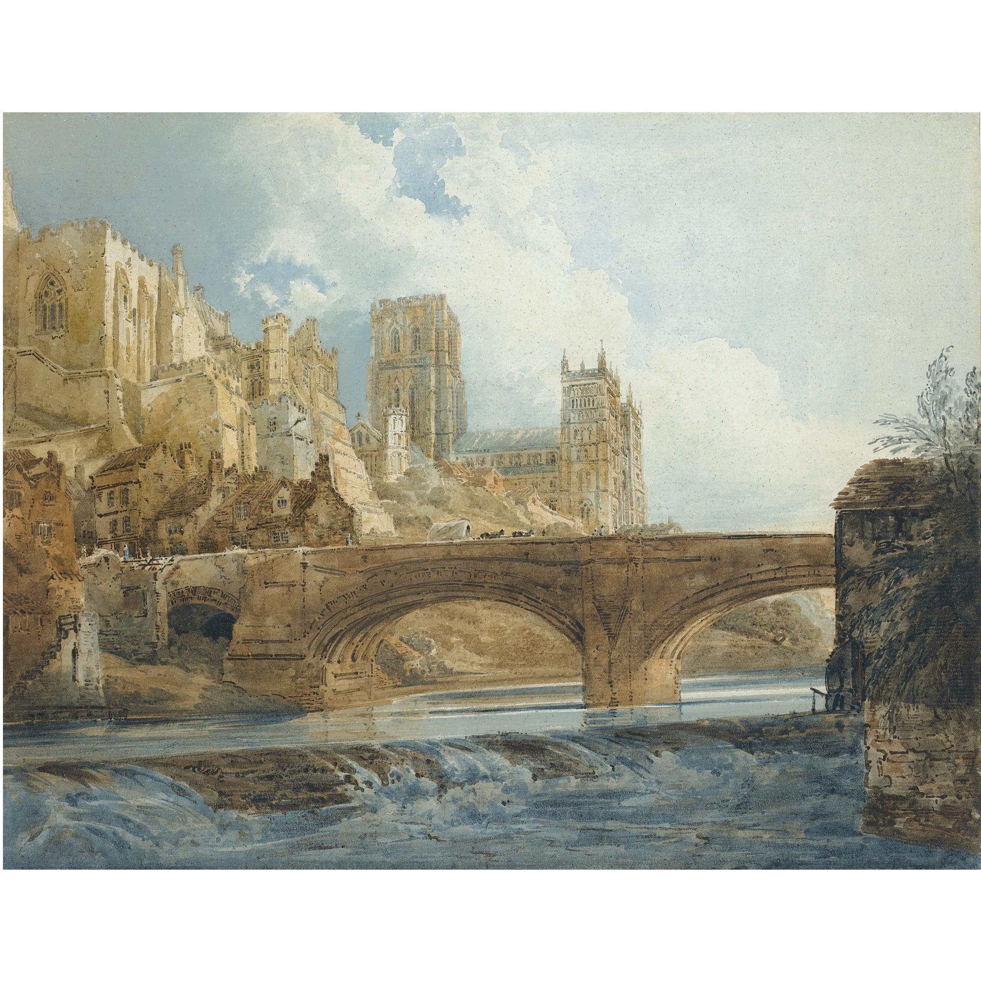 Thomas Girtin - Durham Cathedral And Castle