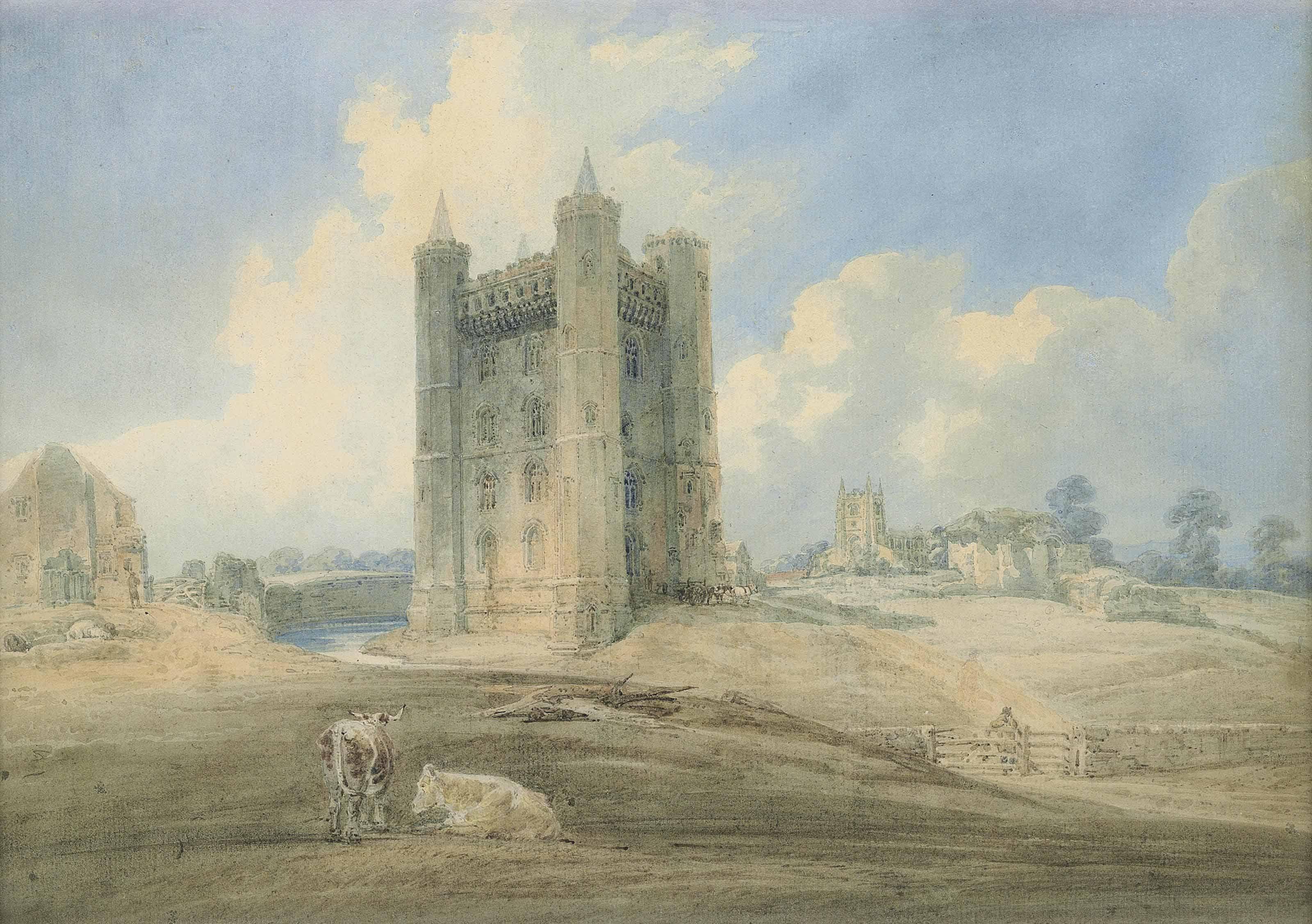 Thomas Girtin - Tattershall Castle, Lincolnshire