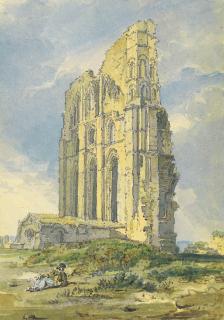 Thomas Girtin - Tynemouth Priory, Northumberland