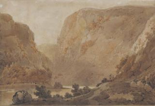 Thomas Girtin - View Of Dovedale, Derbyshire
