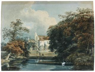 Thomas Girtin - View Of The North Front Of Chalfont Lodge, Buckinghamshire