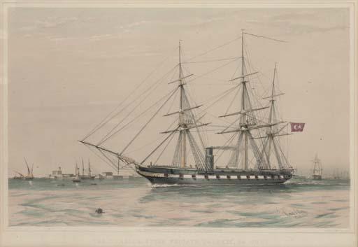 Thomas Goldswoth Dutton - The Turkish Steam Frigate \