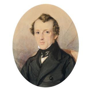 Thomas Griffiths Wainewright - British A Pair Of Portraits Of Edward Paine Butler And Martha Sarah Butler