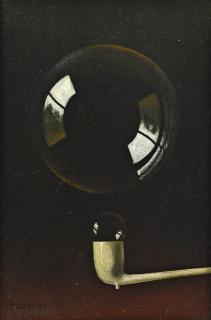 Thomas H. Hope - Still Life With Pipe And Bubbles