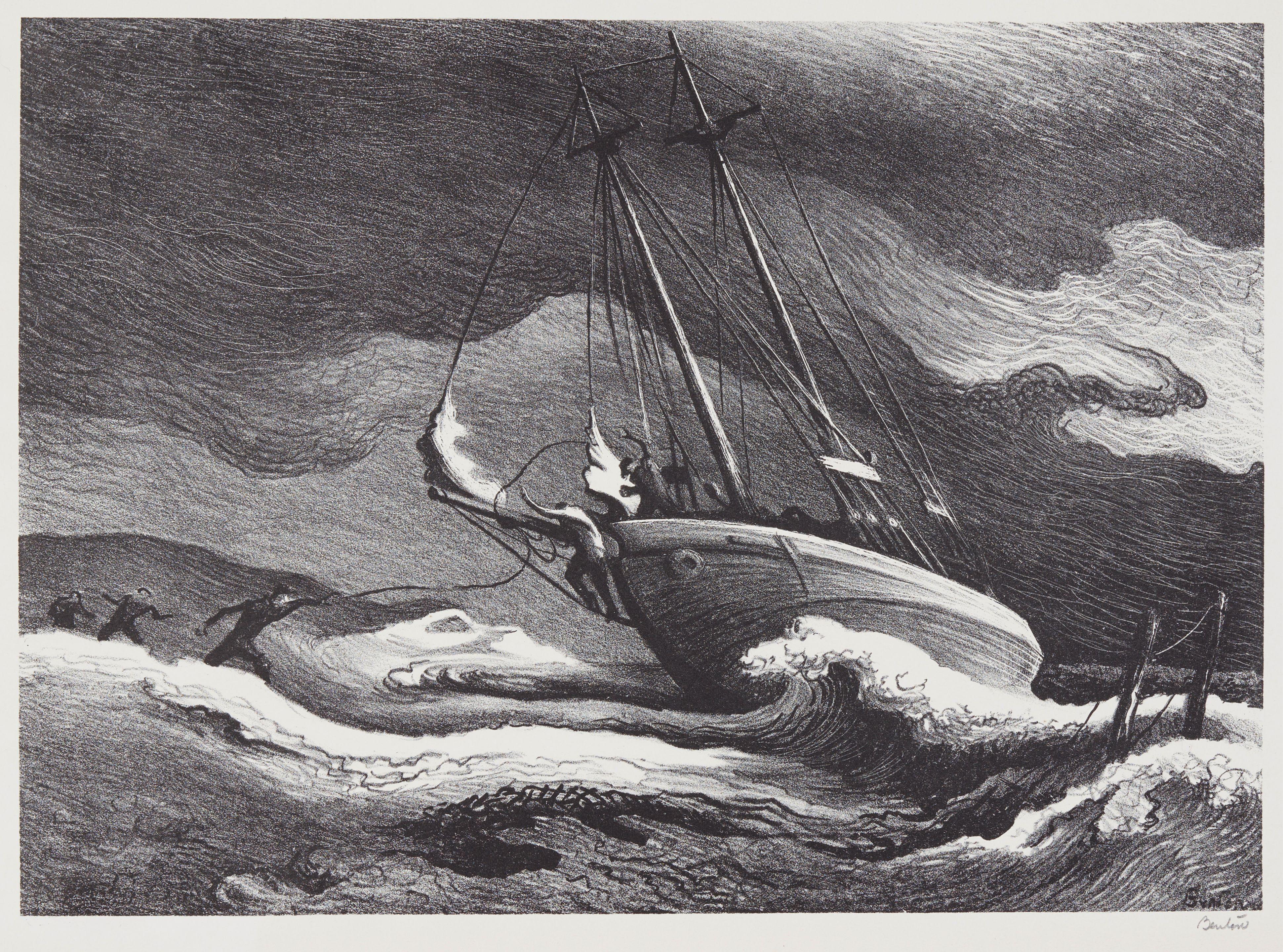 Thomas Hart Benton - After the Blow