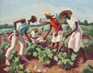 Thomas Hart Benton - Chopping Cotton