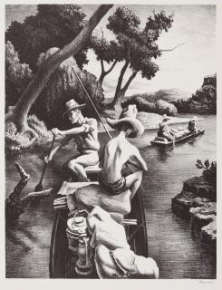Thomas Hart Benton - Down the River