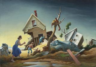 Thomas Hart Benton - Flood Disaster (Homecoming - Kaw Valley)