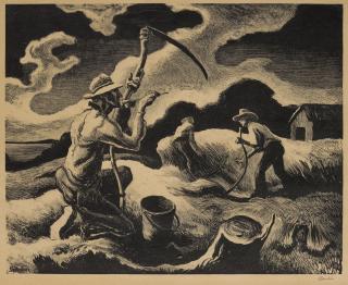Thomas Hart Benton - Island Hay