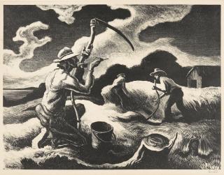 Thomas Hart Benton - Island Hay