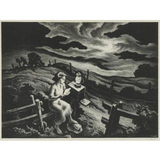 Thomas Hart Benton - Letter From Overseas; Island Hay; And The Corral (F. 59, 68 And 71)