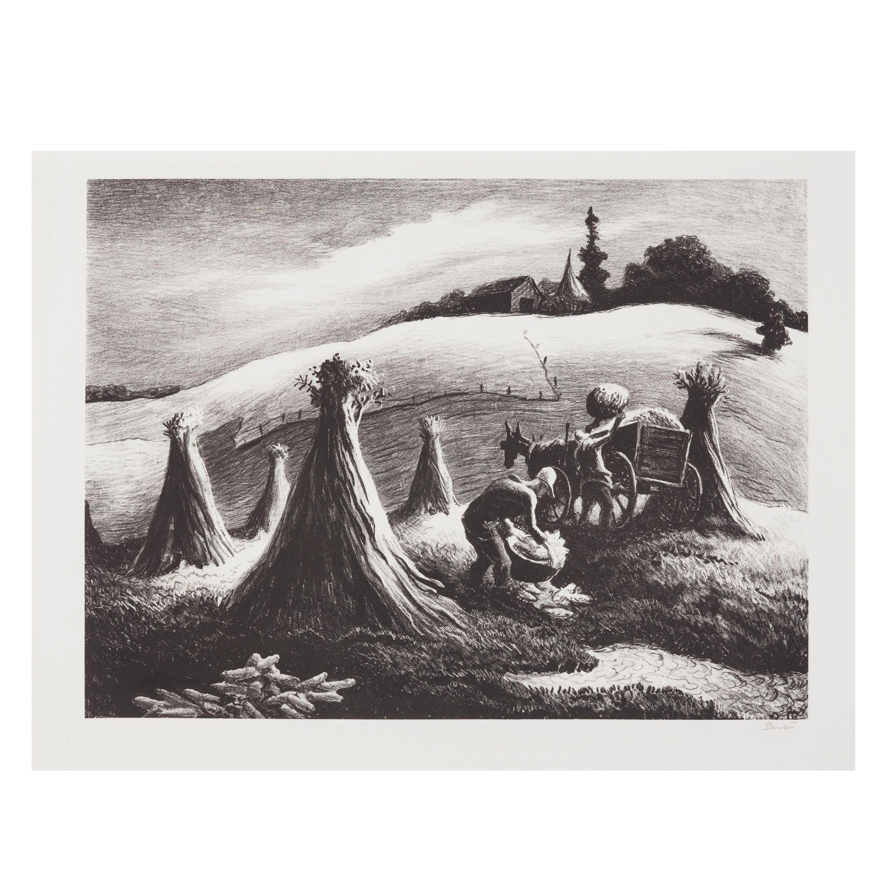 Thomas Hart Benton - Loading Corn