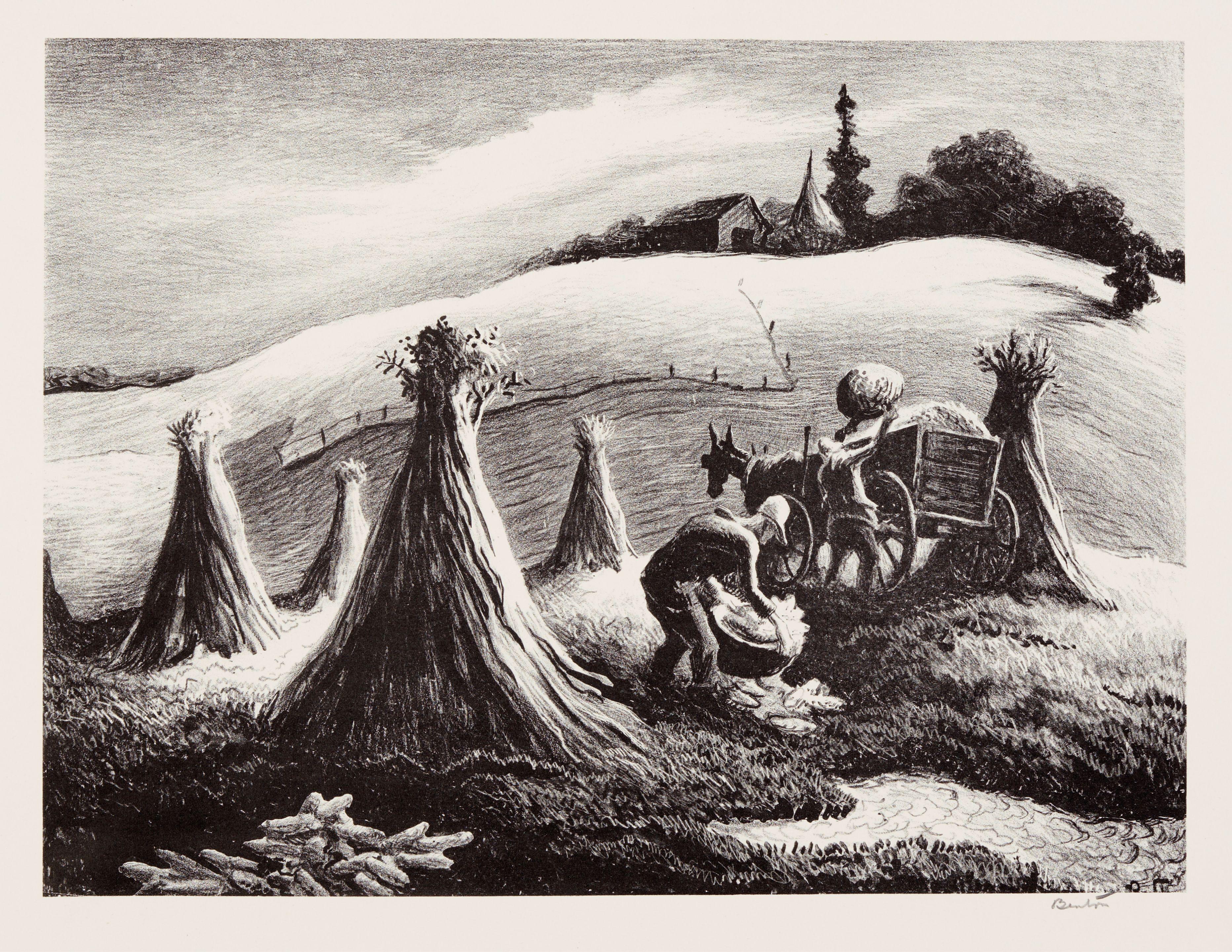 Thomas Hart Benton - Loading Corn