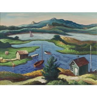 Thomas Hart Benton - Menemsha Pond