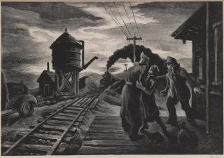Thomas Hart Benton - Morning Train (Soldier\'S Farewell) (F. 58)