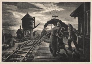 Thomas Hart Benton - Morning Train