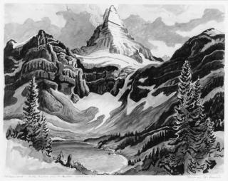 Thomas Hart Benton - [Mount Assiniboine]  (not in Fath)