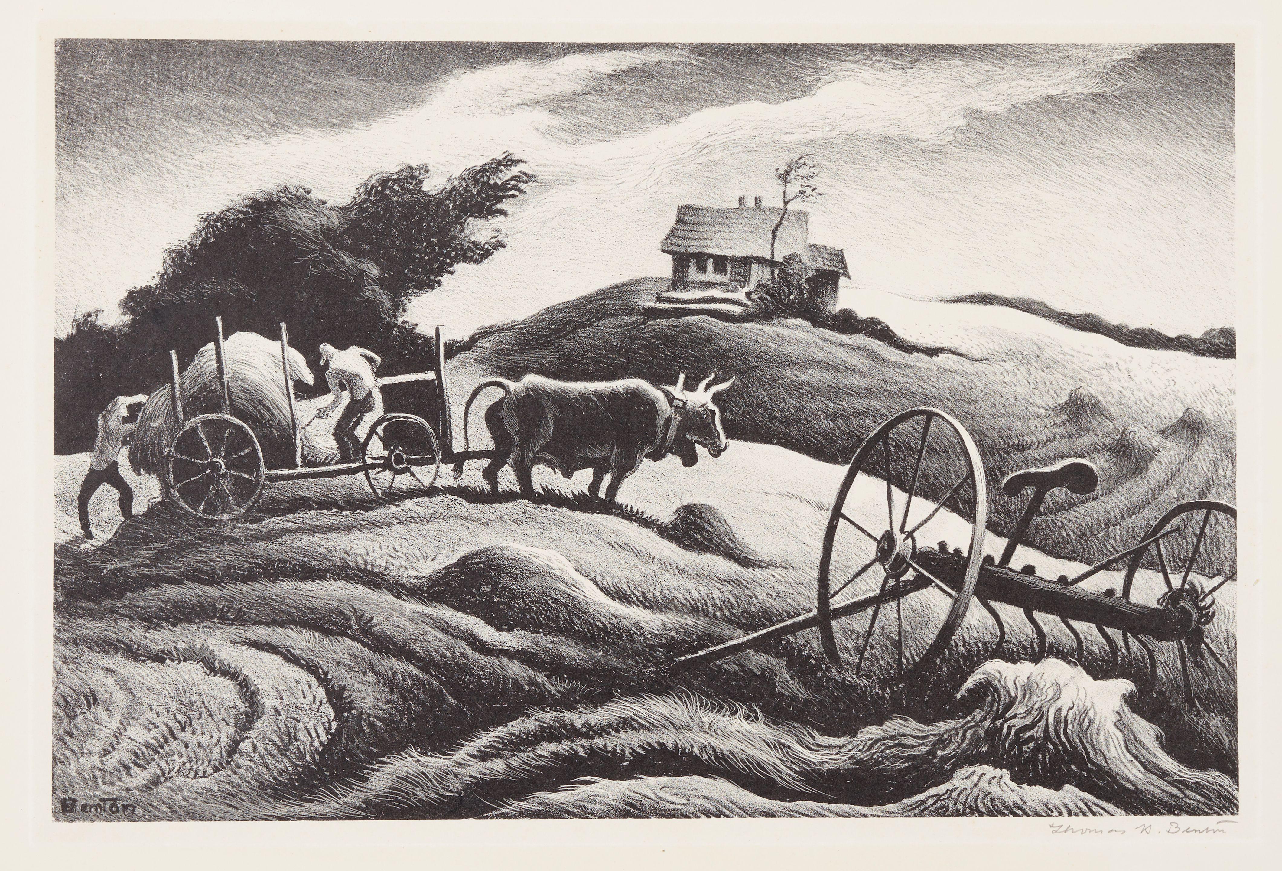 Thomas Hart Benton - New England Farm