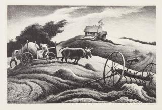 Thomas Hart Benton - New England Farm