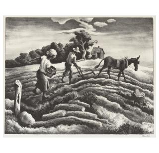 Thomas Hart Benton - Planting/Spring Plowing